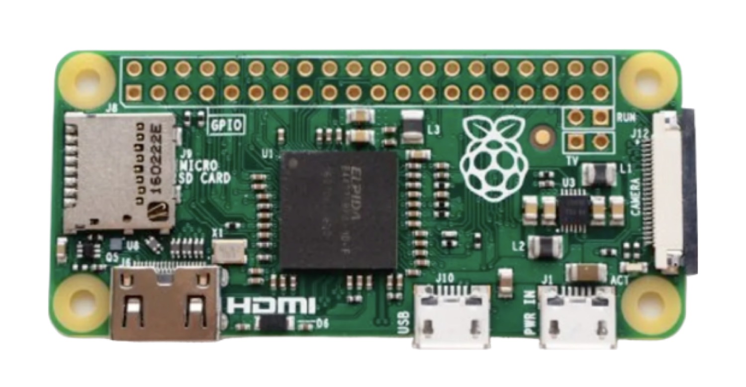 A Raspberry Pi Zero version 1.3 single board computer