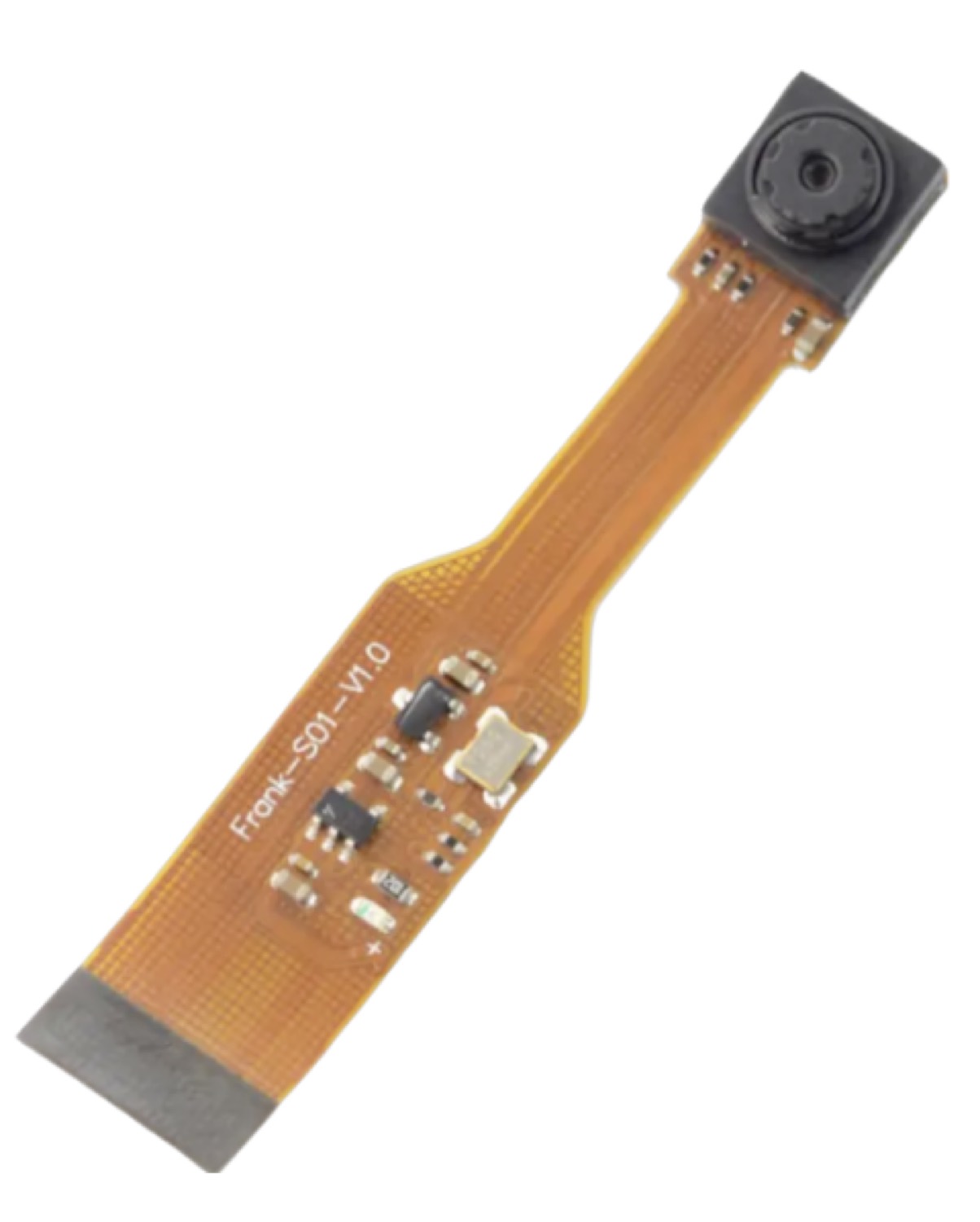 A compact Zero-specific camera module with components built into the ribbon cable